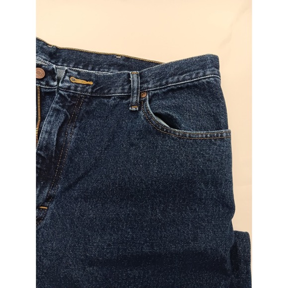 Wrangler Premium‎ Quality Men's Regular Fit Blue Denim Jeans Size 42x32 - Picture 3 of 11